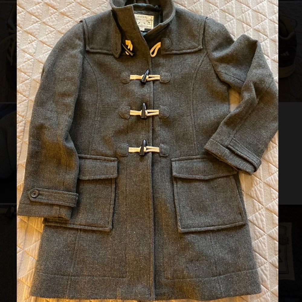 Tweed Pea Coat from Banana Republic